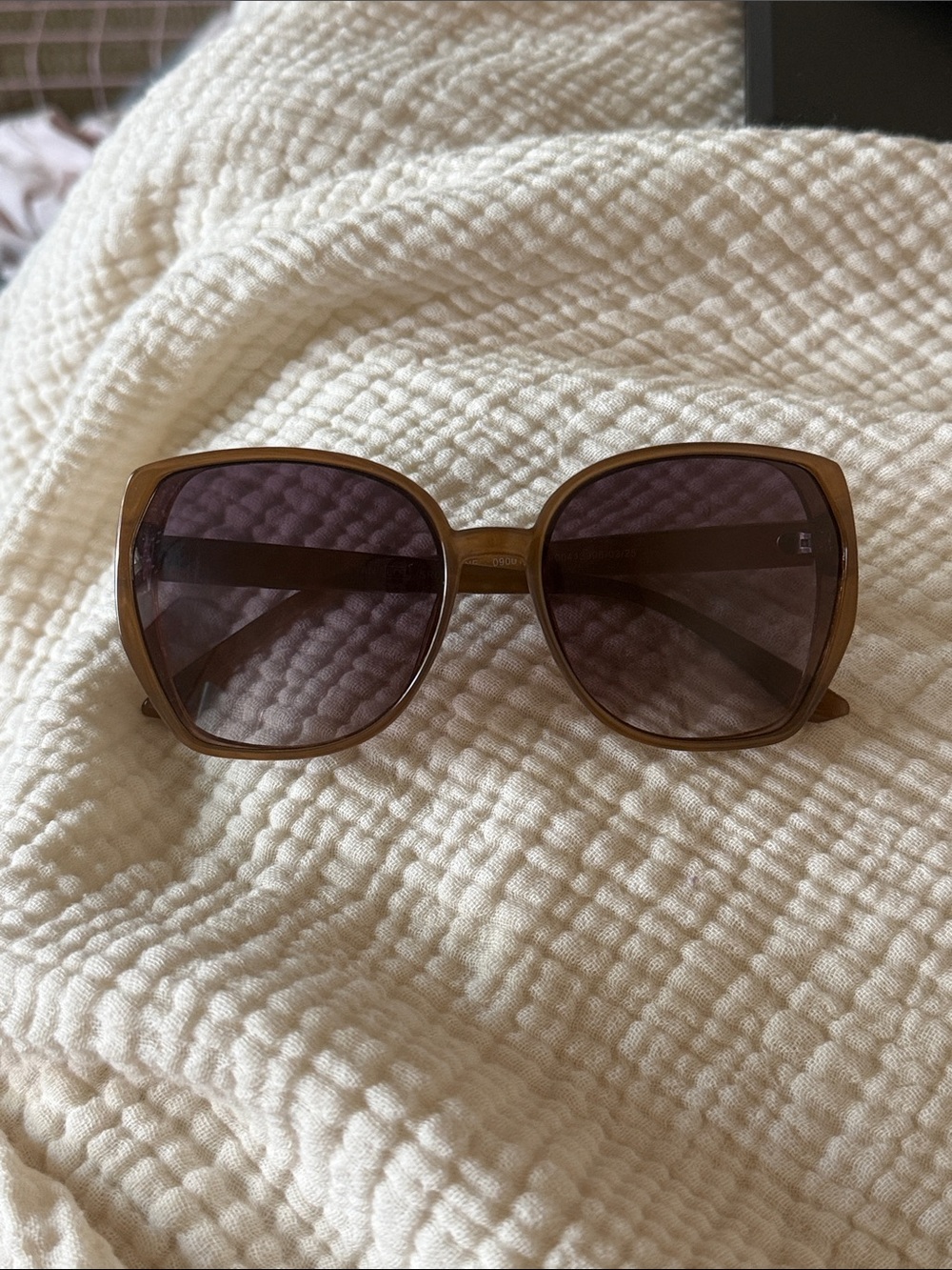Y2K style Brown Square sunglasses sun glasses tan aesthetic